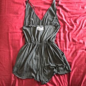 Grey romper. Size small